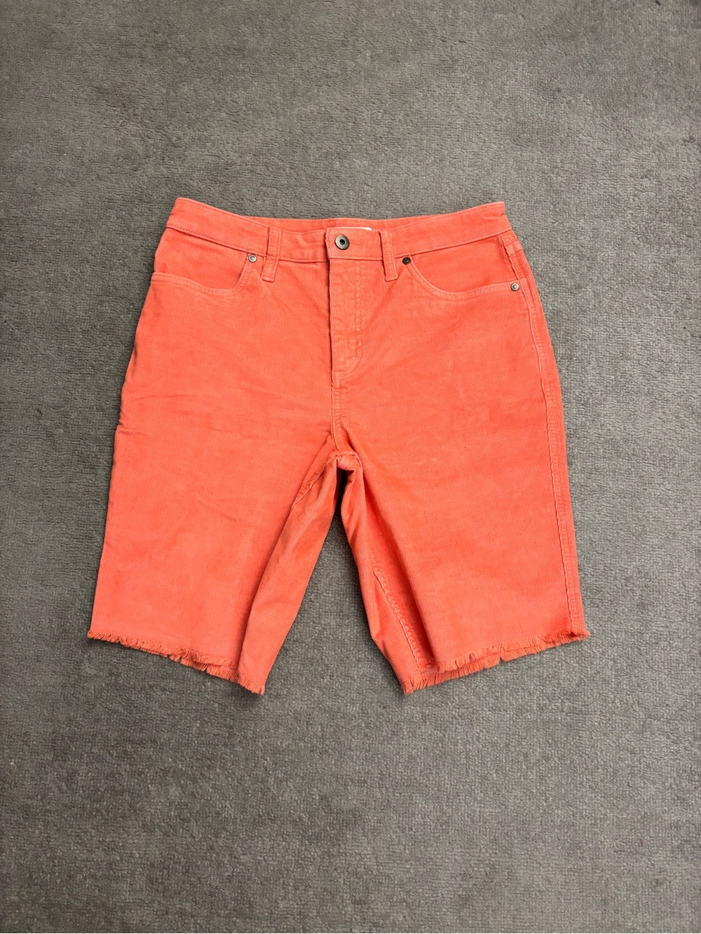 Carve Designs Dogtown Corduroy Bermuda Shorts Coral Women’s
